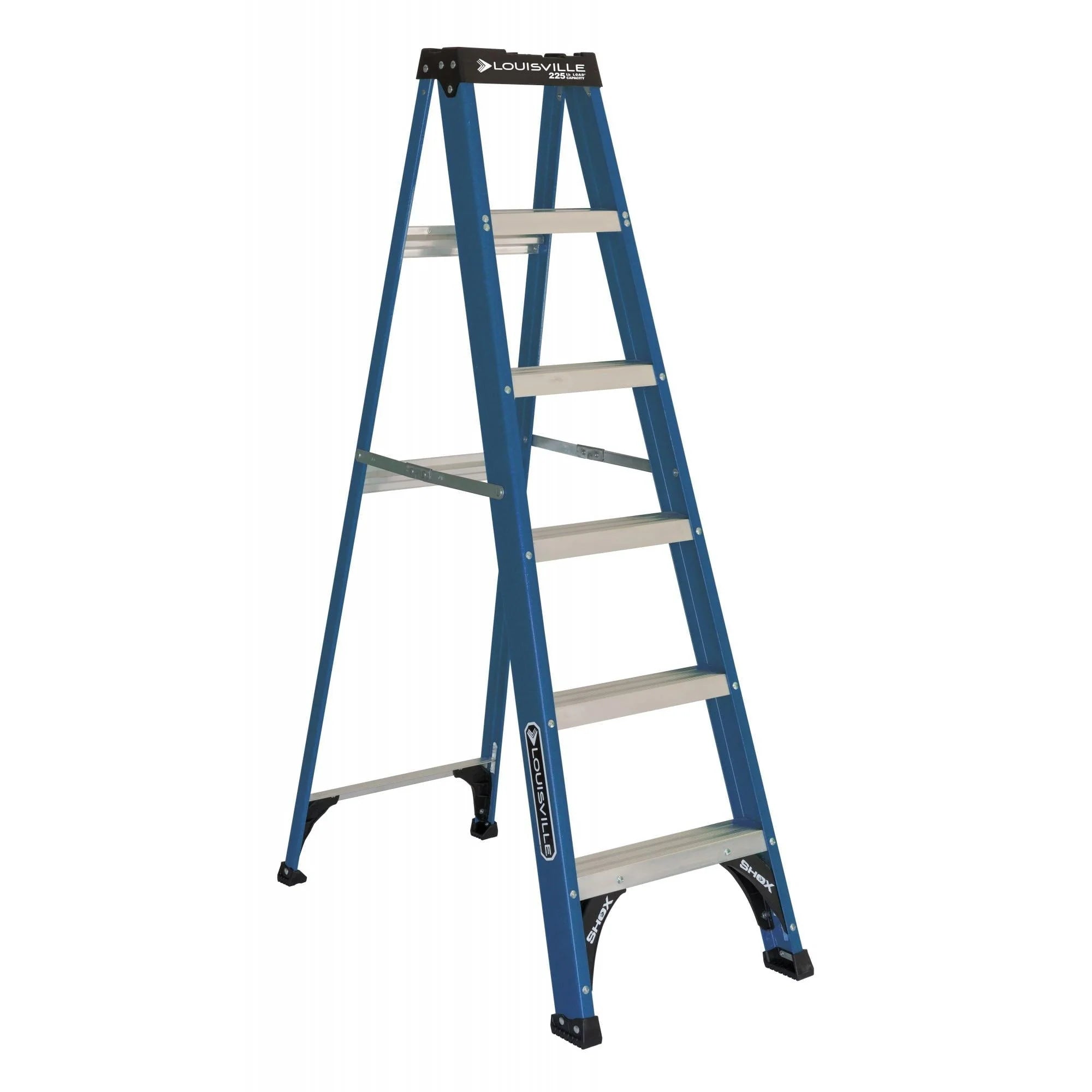 2026 Louisville Ladder 6 ' Fiberglass Step, 10' Reach, 225-lb, Load Capacity, W-3217-06