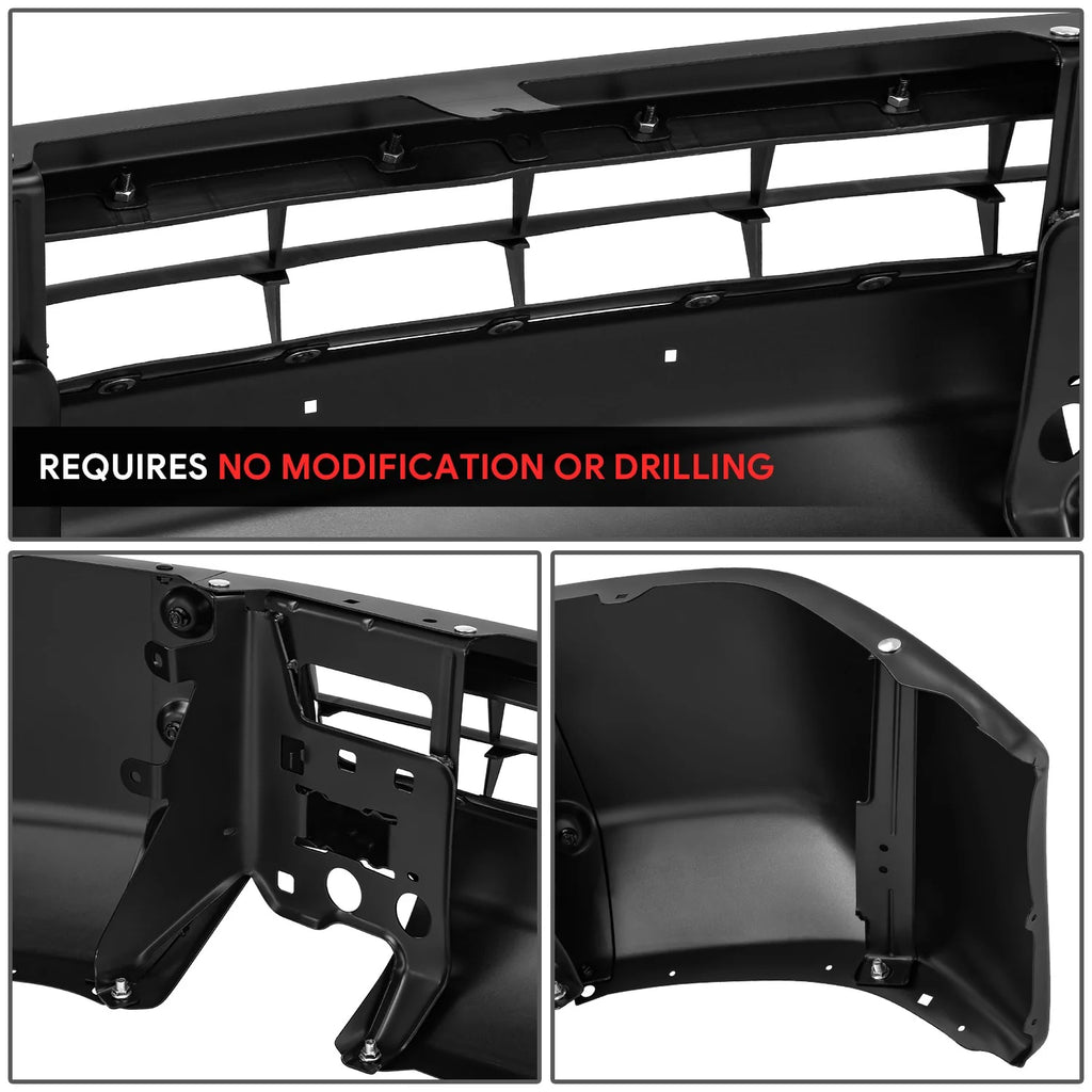 Modular Style Front Bumper w/ Fog Light Cutouts12-21 Nissan NV1500 2500 3500