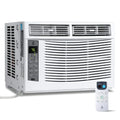 2026 Window air conditioner with reusable filter and controls, 6000 BTU, 115 V~, suitable for rooms up to 250 square feet