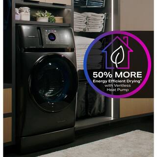 2026 GE Profile 4.8 cu. ft. UltraFast Combo Washer  Dryer with Ventless Heat Pump Technology in Carbon Graphite