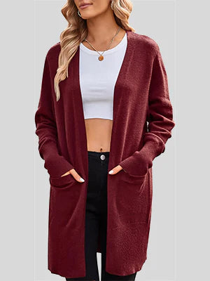2026 Long Sleeve Soft Cardigan Knit Sweater