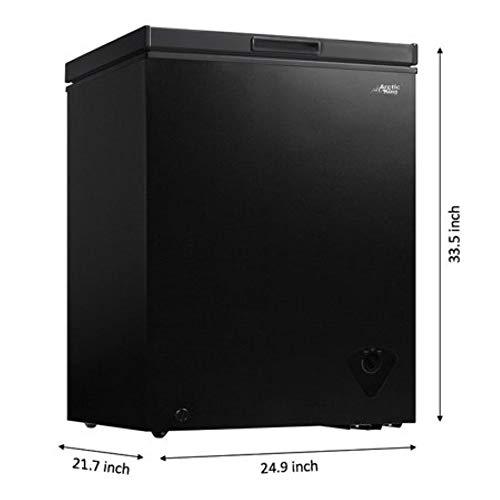 2026 5 cu ft Chest Freezer for Your House, Garage, Basement, Apartment, Kitchen, Cabin, Lake House, Timeshare, or Business