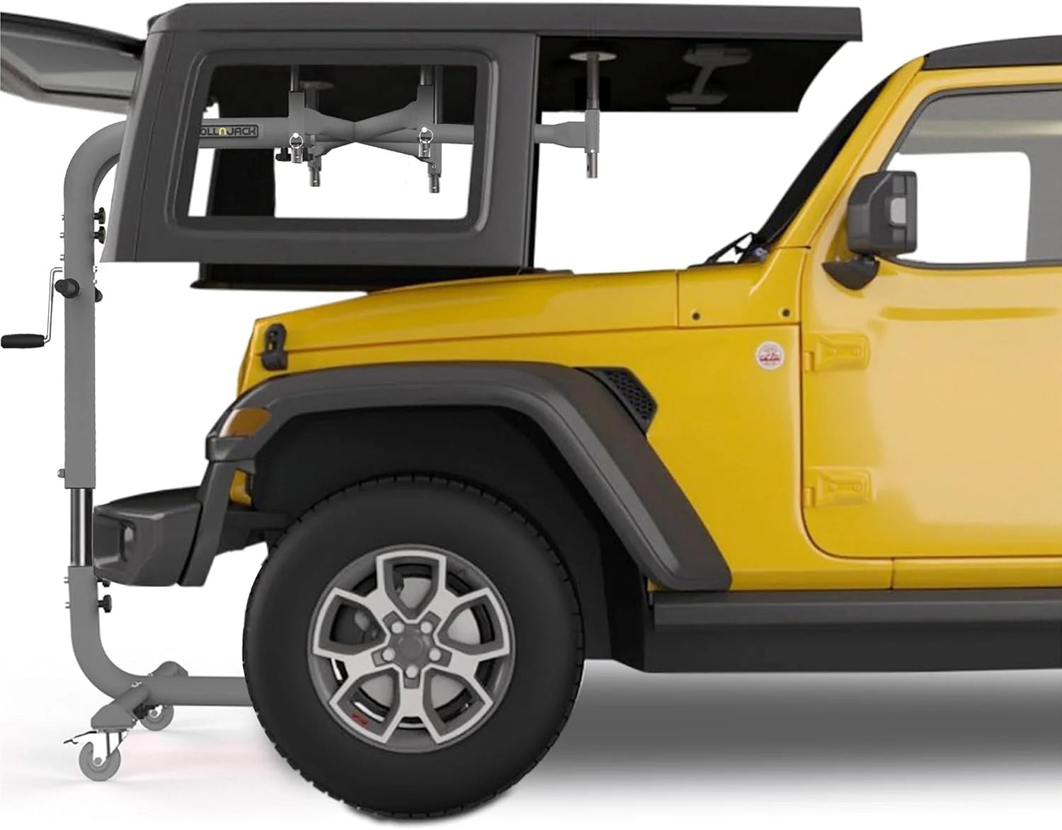 2026 Hardtop removal jack for Jeep Wrangler, one-person system