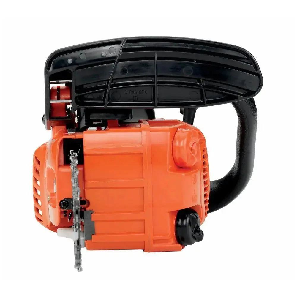 2026 12-inch (30.5 cm) petrol two-stroke chainsaw with 26.9 cm³ displacement and top handle