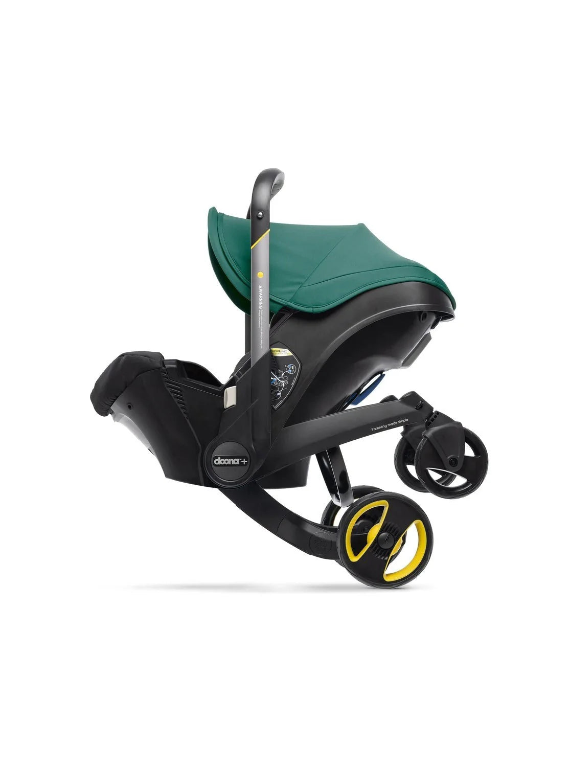 2026 Stroller combination consisting of infant car seat and LATCH base (model year 2025) – Midnight Edition | From car to stroller in seconds, airplane-compatible, including accessory bag