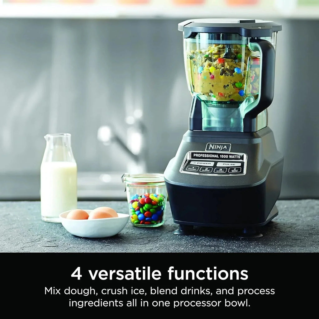 2026 Ninja Mega Kitchen System, 1500 Watt Stand Mixer (2.1 Liters) and Food Processor (8 Cups) with (2) 473 ml Takeaway Cups