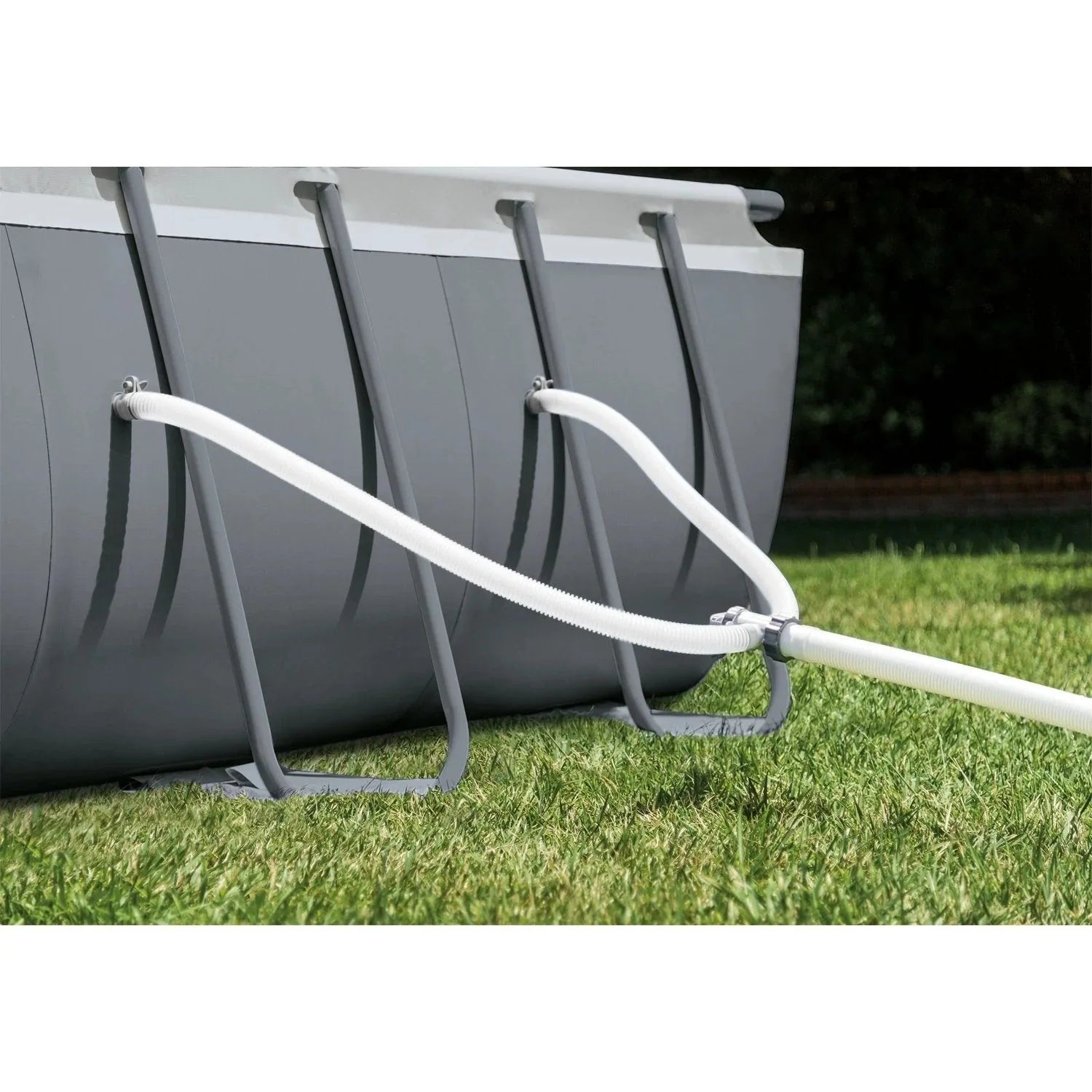 2026 Rectangular Ultra XTR Frame Pool (9.75 m x 4.88 m x 1.32 m) with pump