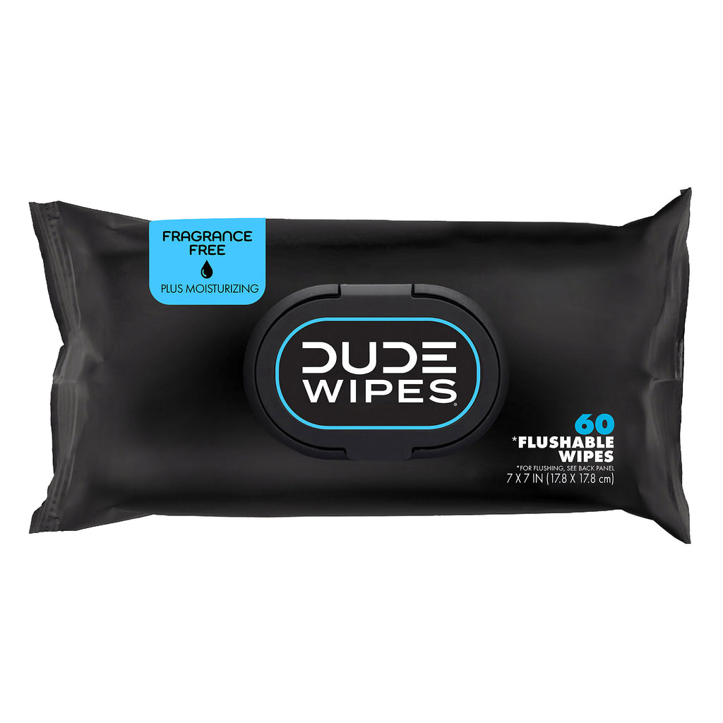 2026 DUDE Wipes Fragrance-Free + Moisturizing XL Flushable Wipes, 480 Wipes