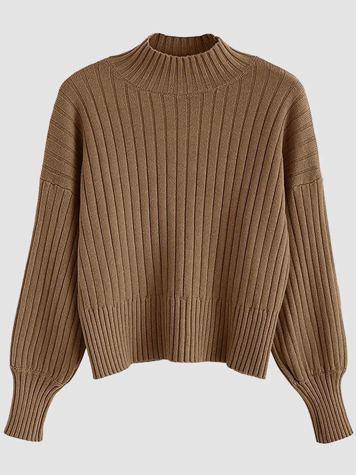 2026 Round Neck Long Sleeve Sweater
