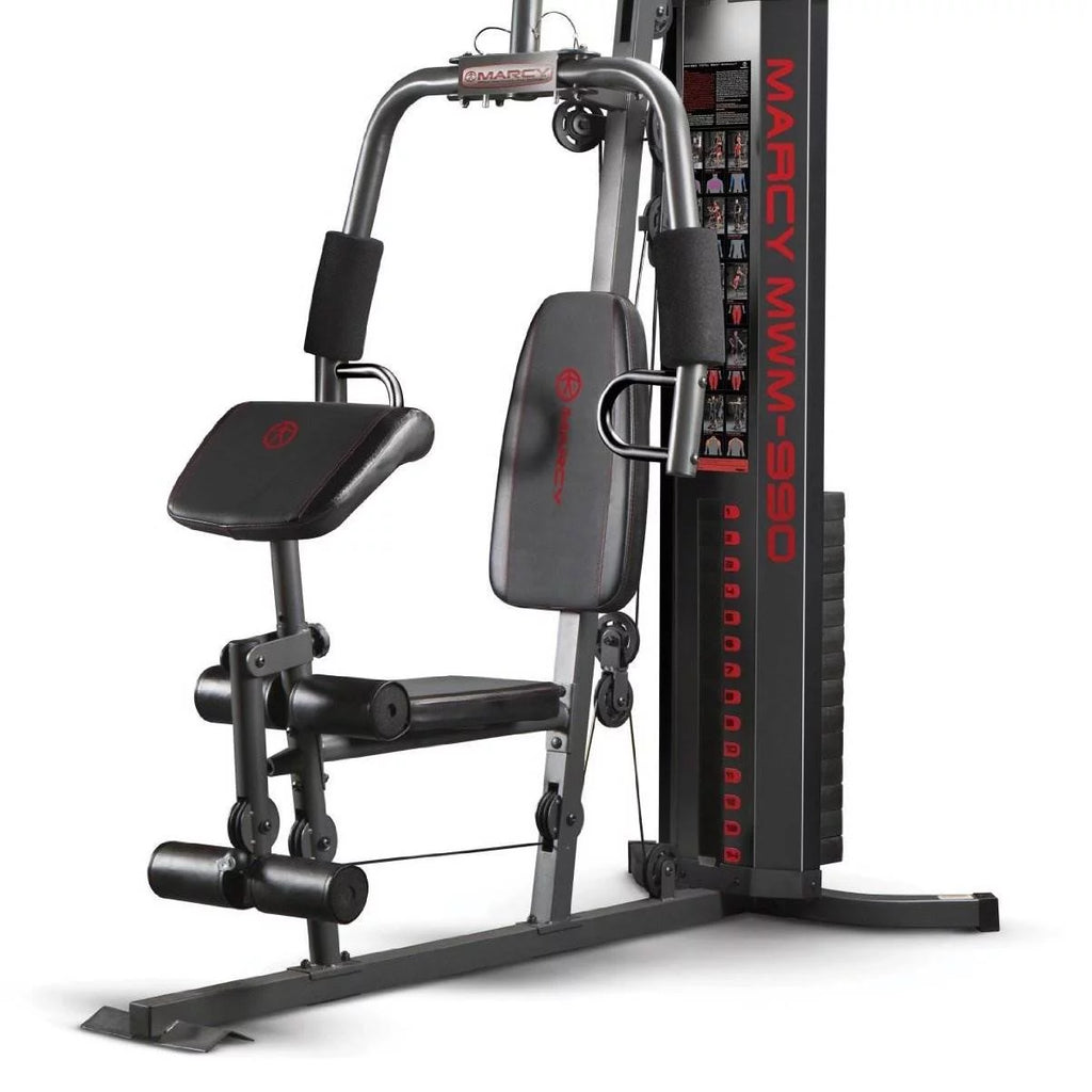 2026 Marcy Dual-Functioning Full Body 150lb Stack Home Gym Workout Machine MWM-990