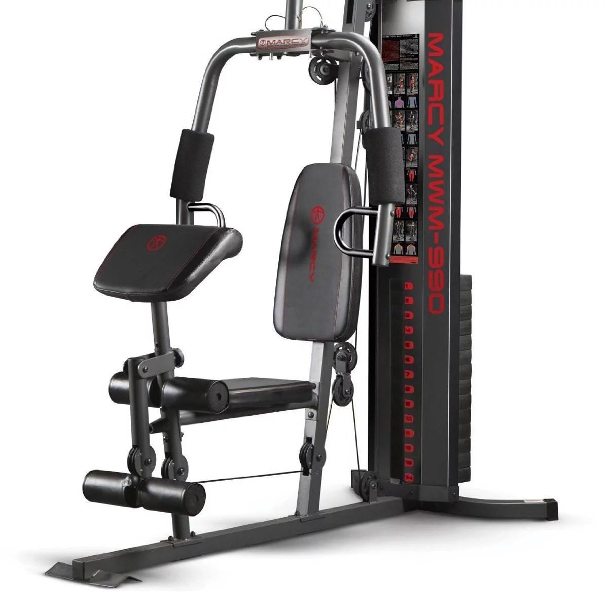 2026 Marcy Dual-Functioning Full Body 150lb Stack Home Gym Workout Machine MWM-990