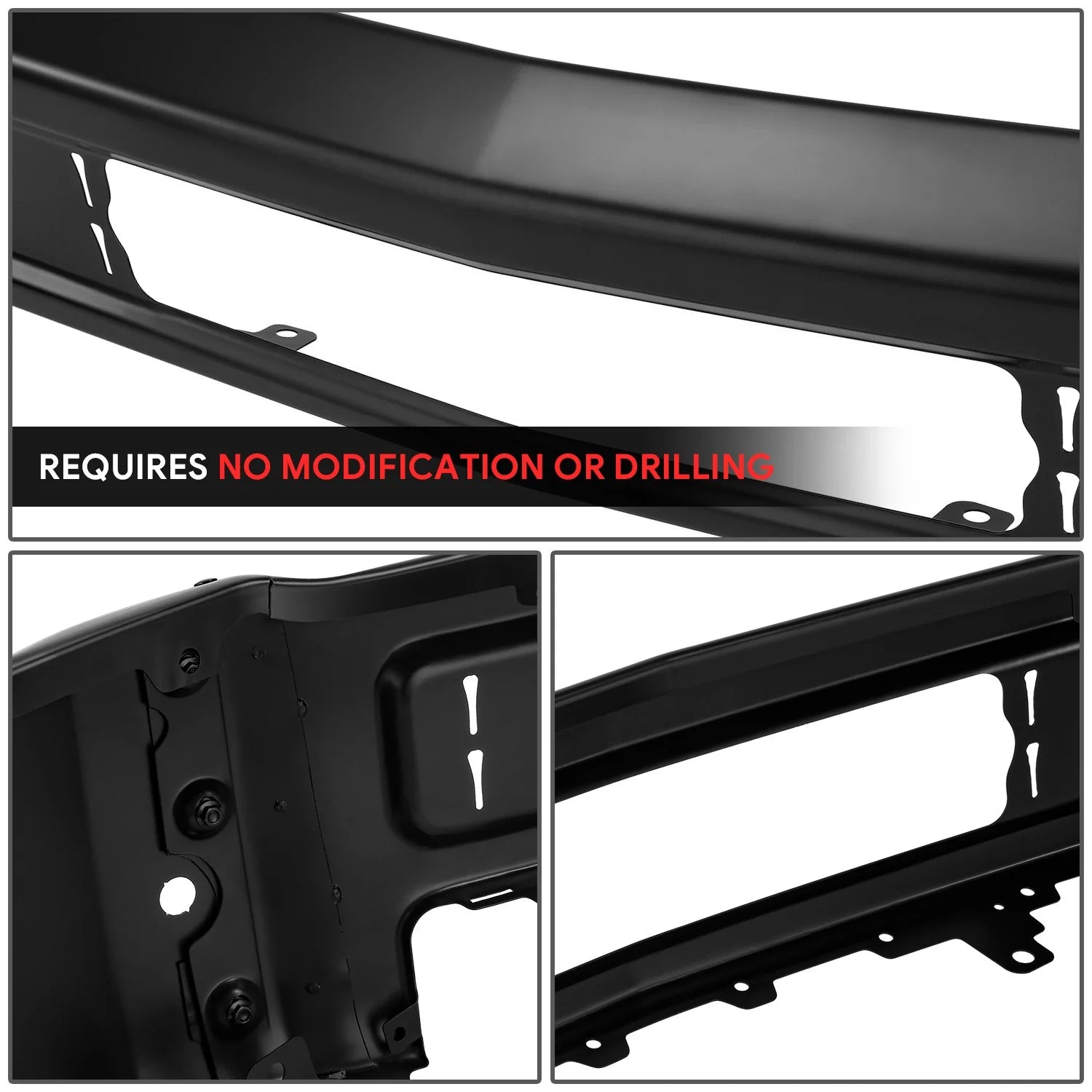 Modular Style Front Bumper w/ Parking Sensor Holes15-19 Chevy Silverado 2500 3500 HD