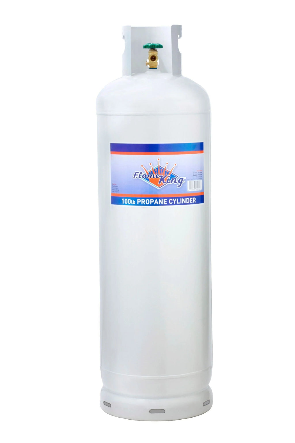 2026 100-pound steel propane gas cylinder with POL valve (delivered empty)