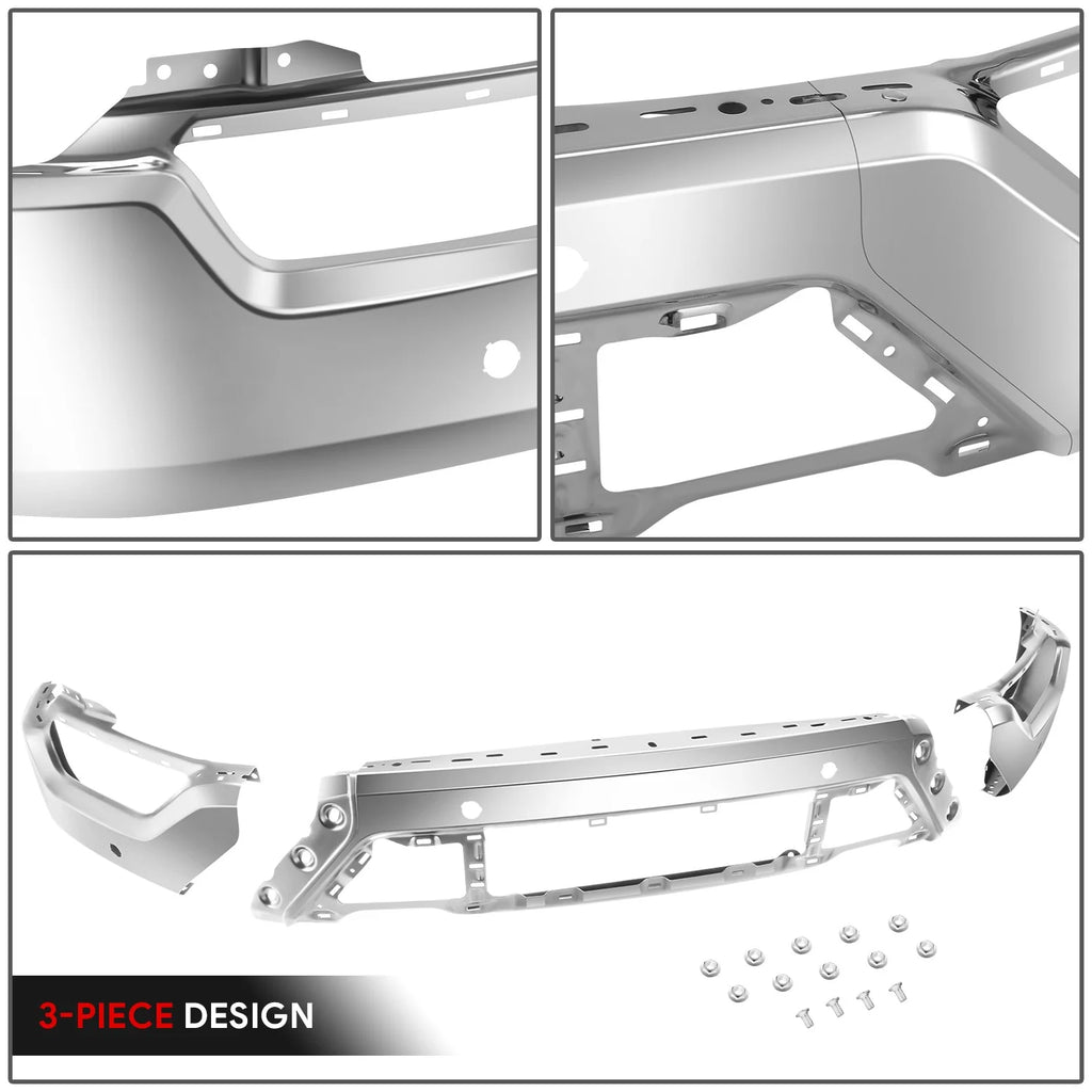 Modular Style Front Bumper w/ Parking Distance Holes21-23 Ford F-150