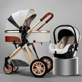 2026 Premium 3-in-1 Baby Stroller With Car Seat Travel System Set