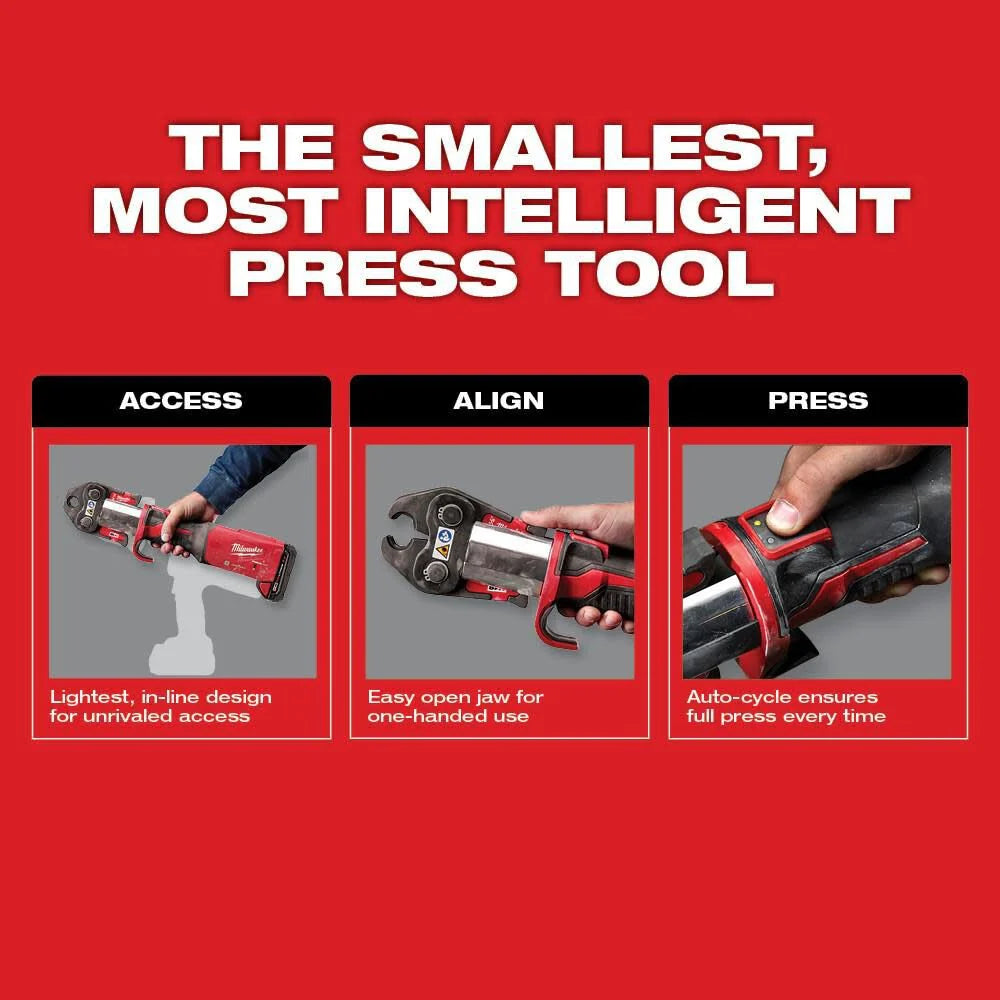2026 Milwaukee M18 FORCE LOGIC crimping tool with ONE-KEY and 1/2