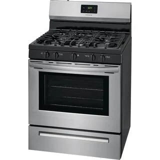 2026 Frigidaire 30 inch (76 cm) wide freestanding 5-burner stainless steel gas hob FCRG3052AS