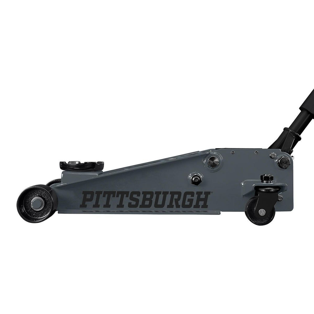 2026 PITTSBURGH 3 Ton Floor Jack with RAPID PUMP, Slate Gray