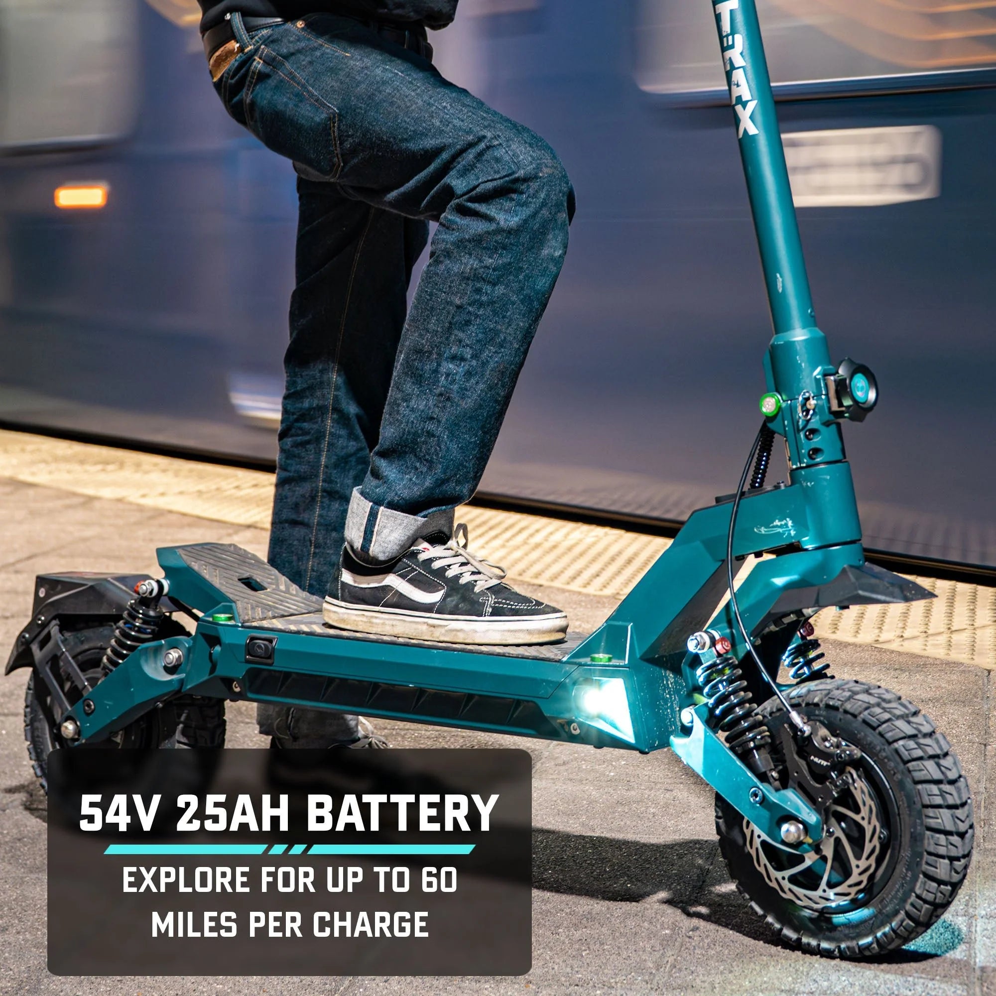2026 Gotrax GX3 Off Road Electric Scooter – Powerful Dual Motor, 40 MPH Top Speed, All-Terrain Tires