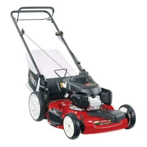 2026 Self-propelled petrol lawnmower, 22 inch, 170 cm³ OHV engine, high-wheel drive, rear-wheel drive, 3-in-1 function with height adjustment, including oil