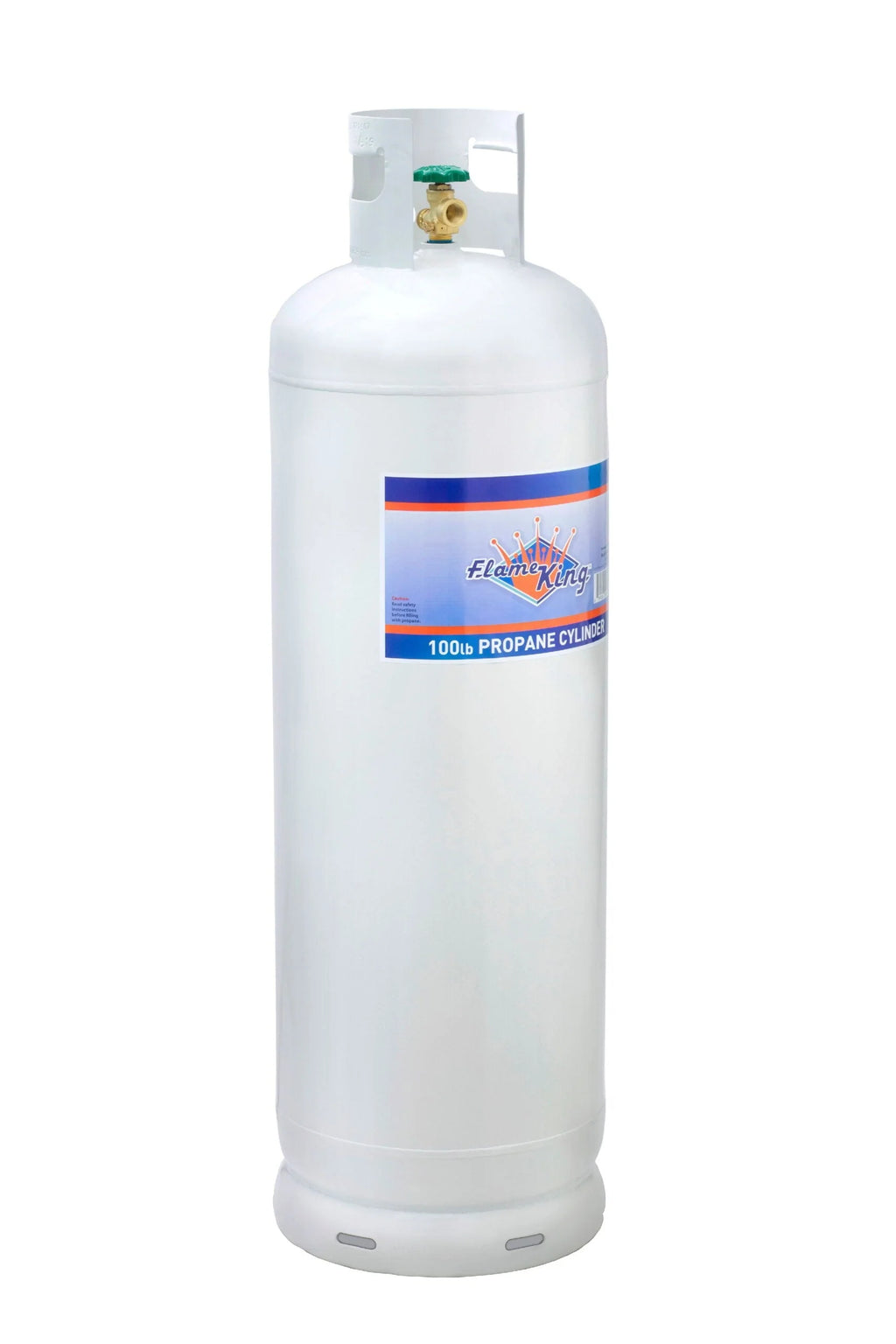 2026 100-pound steel propane gas cylinder with POL valve (delivered empty)