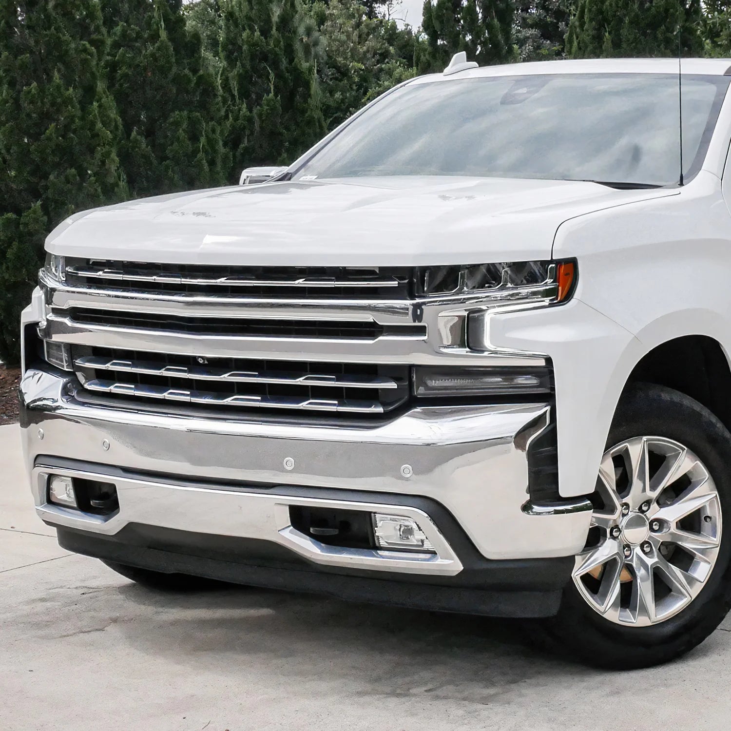 Modular Style Front Bumper w/ Parking Sensor Holes19-21 Chevy Silverado 1500, 2022 LTD