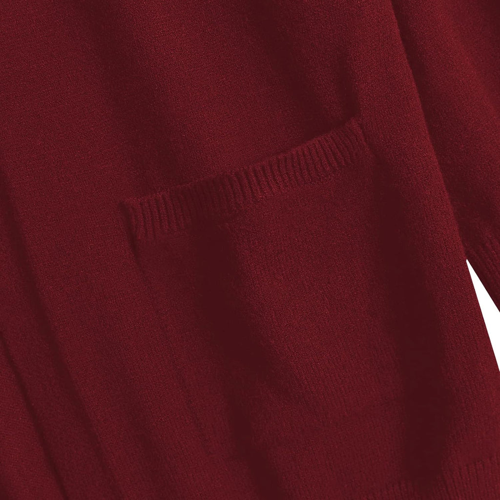 2026 Long Sleeve Soft Cardigan Knit Sweater