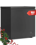 2026 DISHUP 10.0 Cu.Ft Chest Freezer, Deep Freezer with Removable Basket, Adjustable Temperature, for Home/Office/Garage/Bar