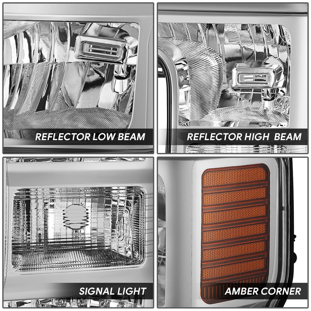 Factory Style Left Side Headlight20-22 Ford F-250 F-350 F-450 Super Duty