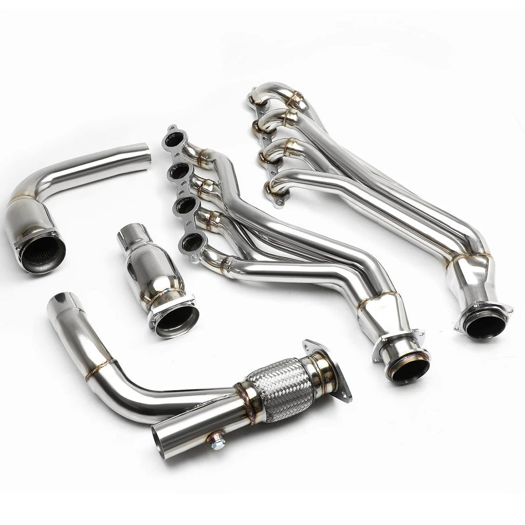 06-09 Chevy Trailblazer SS 6.0L Long Tube Exhaust Header w/Y-Pipe - Stainless Steel