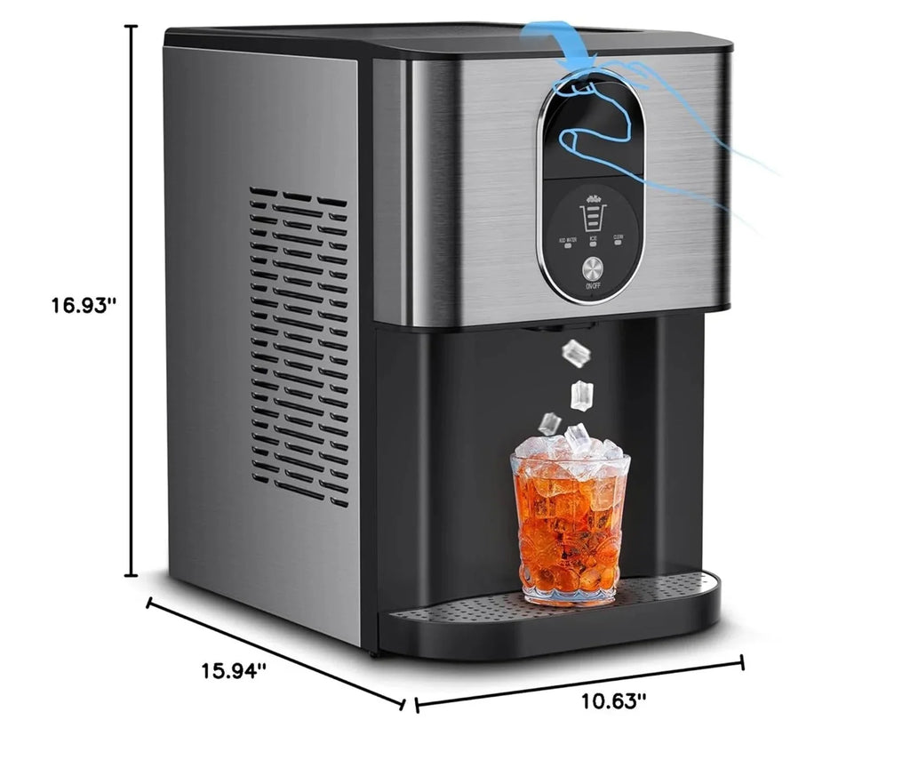 2026 44lbs/24H Nugget Ice Maker Countertop Dispenser