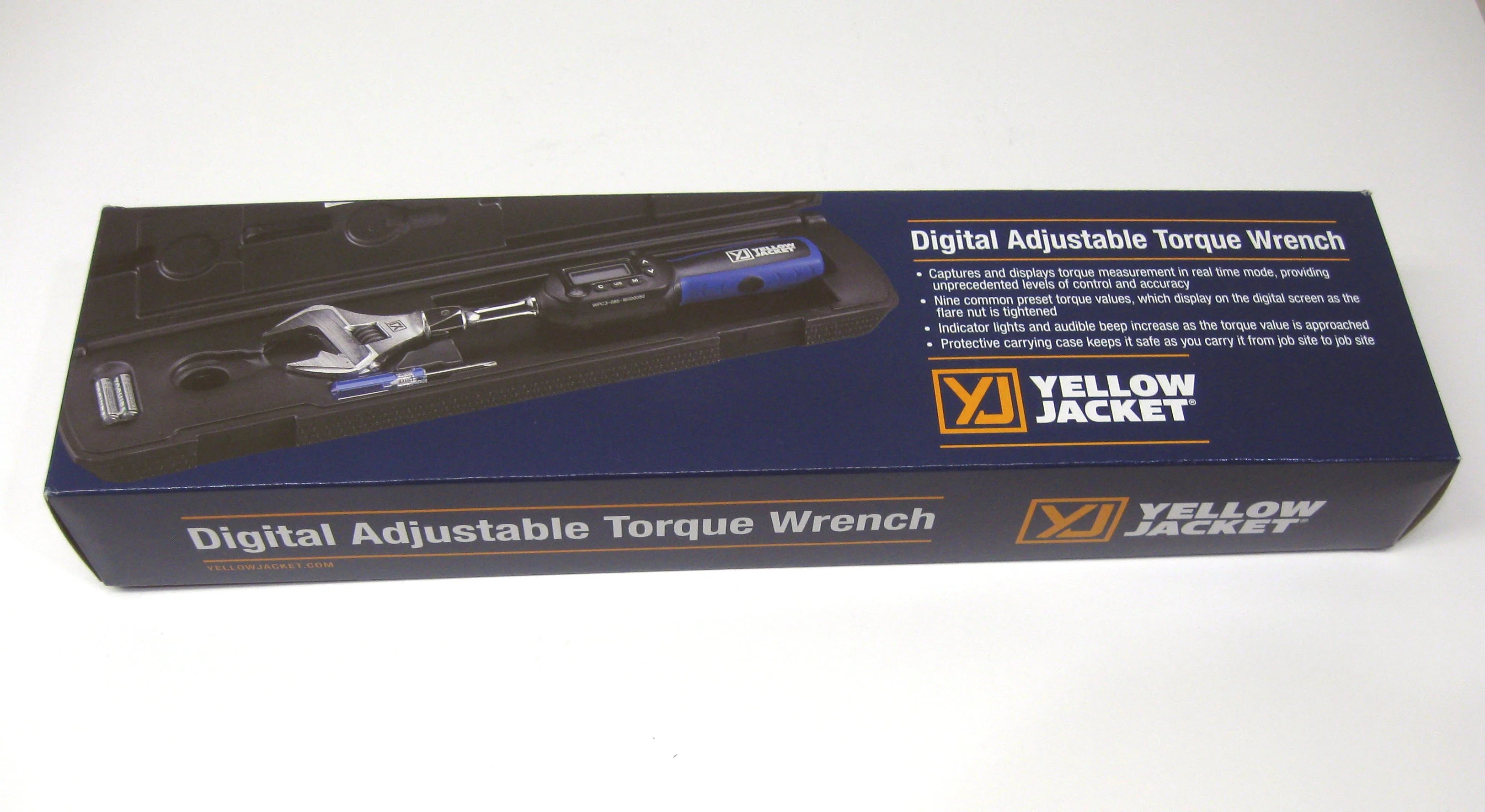 2026 Yellow Jacket 60648 Digital Adjustable Torque Wrench 752 in-lb Torque 10.6 in