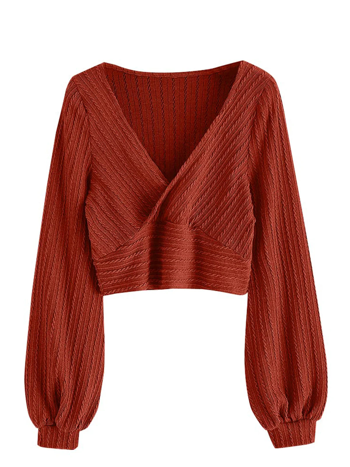 2026 Ribbed Knit Sweater