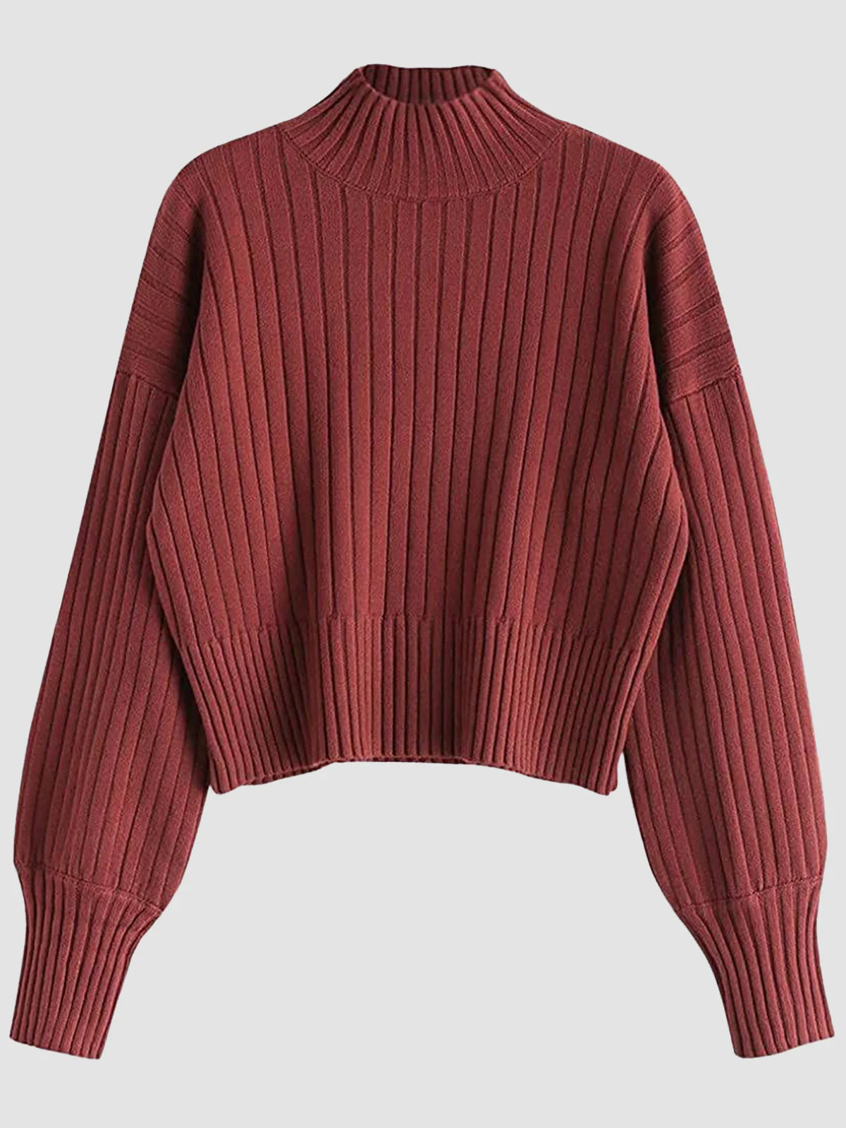 2026 Round Neck Long Sleeve Sweater