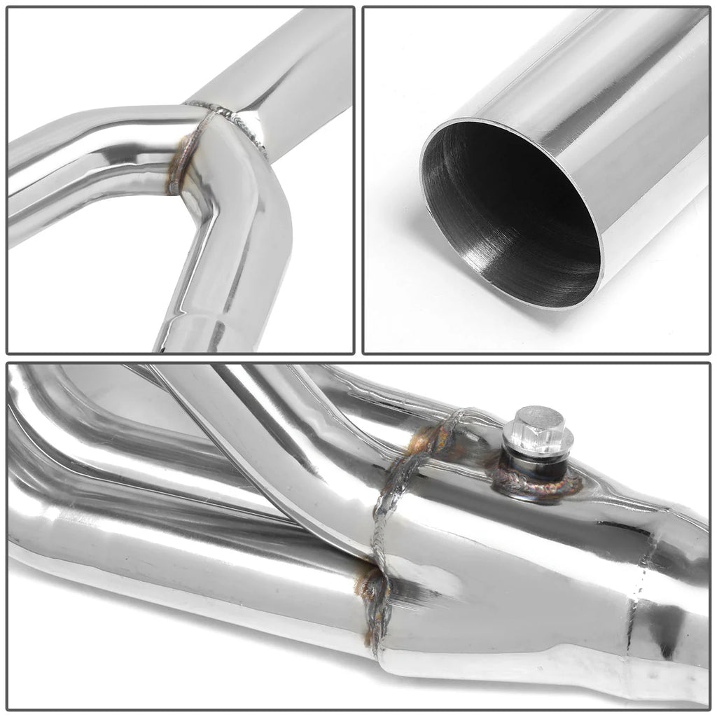 82-92 Chevy Camaro Pontiac Firebird V8 SBC AT Tri-Y Long Tube Exhaust Header - Stainless Steel