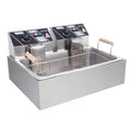 2026 Winado 23.26Qt/22L Large Commercial/Home Commercial Stainless Steel Deep Fryer