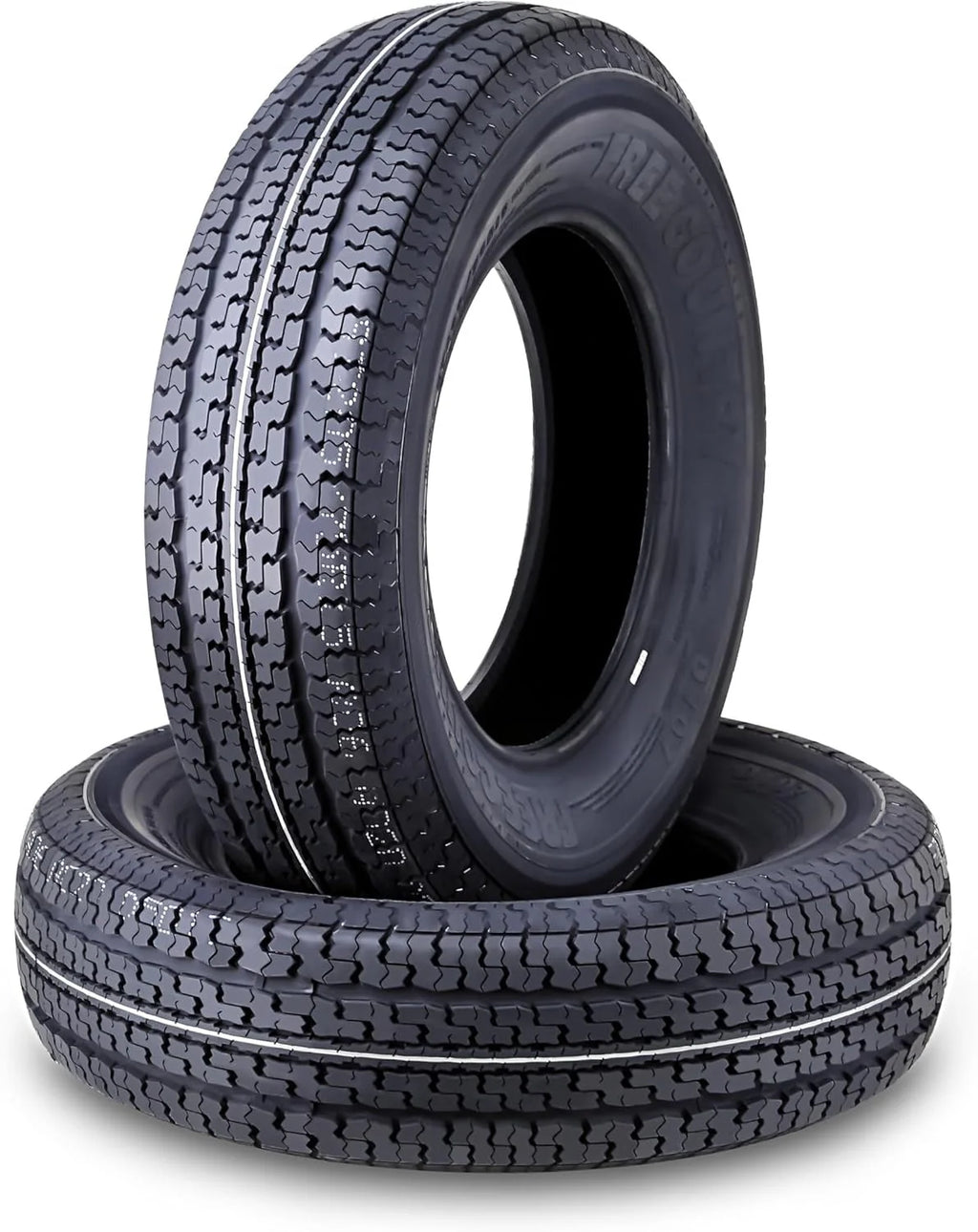 2026 Set of 4 heavy-duty trailer tires ST205/75R15 205 75 15 10-ply, load class E, steel-belted radial tires with abrasion protection