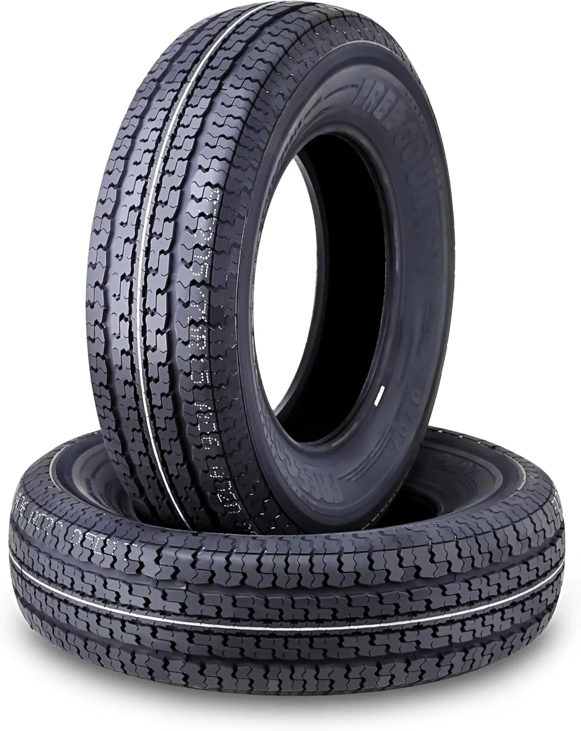 2026 Set of 4 heavy-duty trailer tires ST205/75R15 205 75 15 10-ply, load class E, steel-belted radial tires with abrasion protection