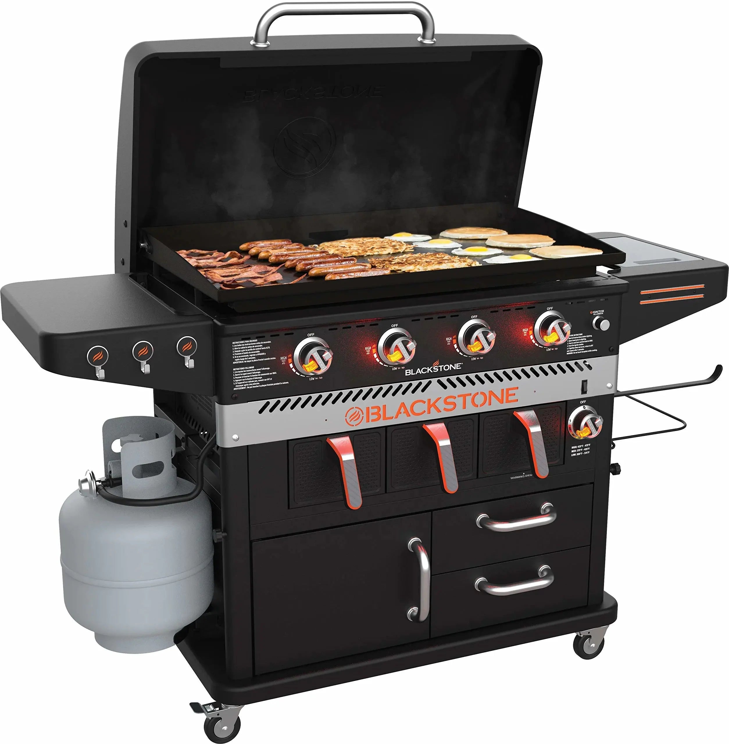 2026 Blackstone 4-burner hob and air fryer combination – 36 inch