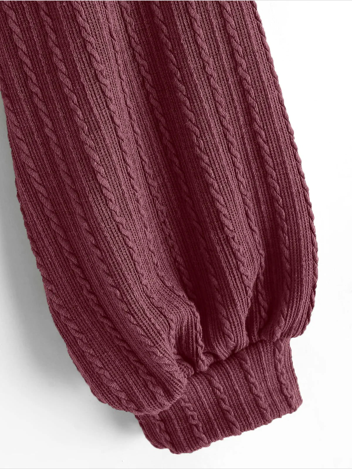 2026 Ribbed Knit Sweater