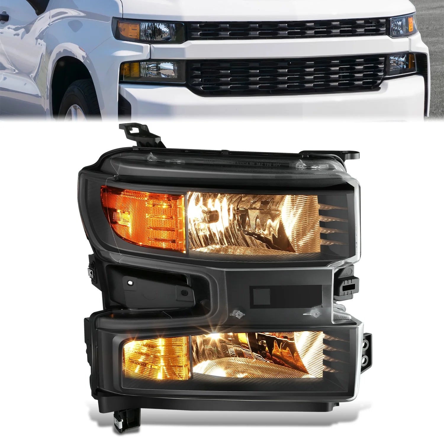Factory Style Right Side Headlight19-21 Chevy Silverado 1500, 2022 LTD