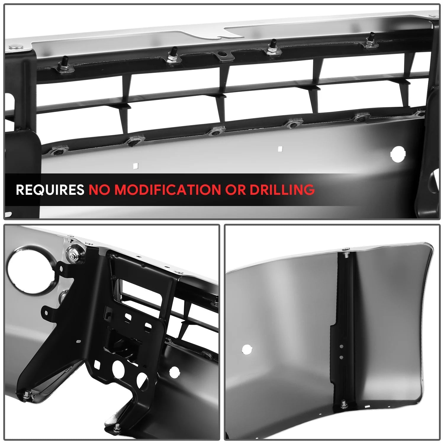 Modular Style Front Bumper w/ Fog Light Cutouts12-21 Nissan NV3500