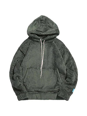 2026 Faux Fur Half-Zip Fleece Sweatshirt