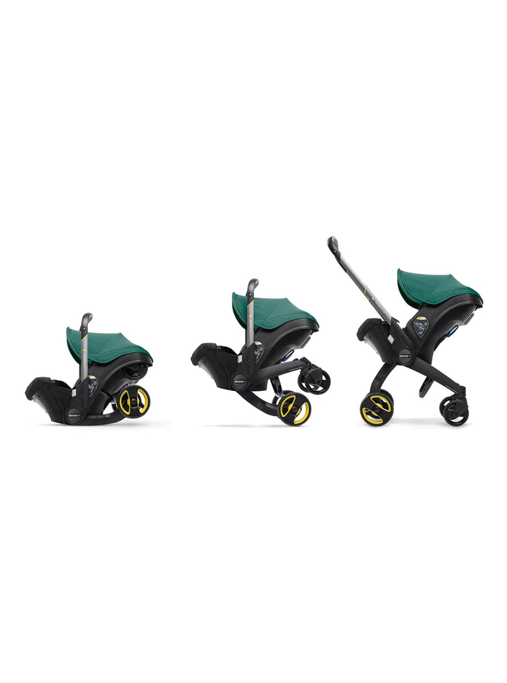 2026 Doona Infant Car Seat Stroller with LATCH Base – Midnight Edition | Car to Stroller in Seconds, Aircraft Approved, Includes Essentials Bag