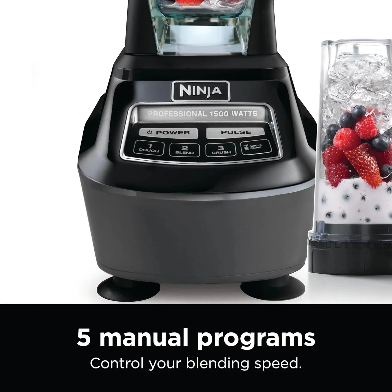 2026 Ninja Mega Kitchen System, 1500 Watt Stand Mixer (2.1 Liters) and Food Processor (8 Cups) with (2) 473 ml Takeaway Cups