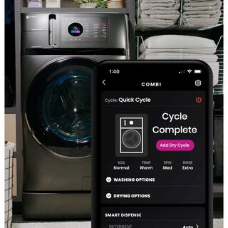 2026 GE Profile 4.8 cu. ft. UltraFast Combo Washer  Dryer with Ventless Heat Pump Technology in Carbon Graphite