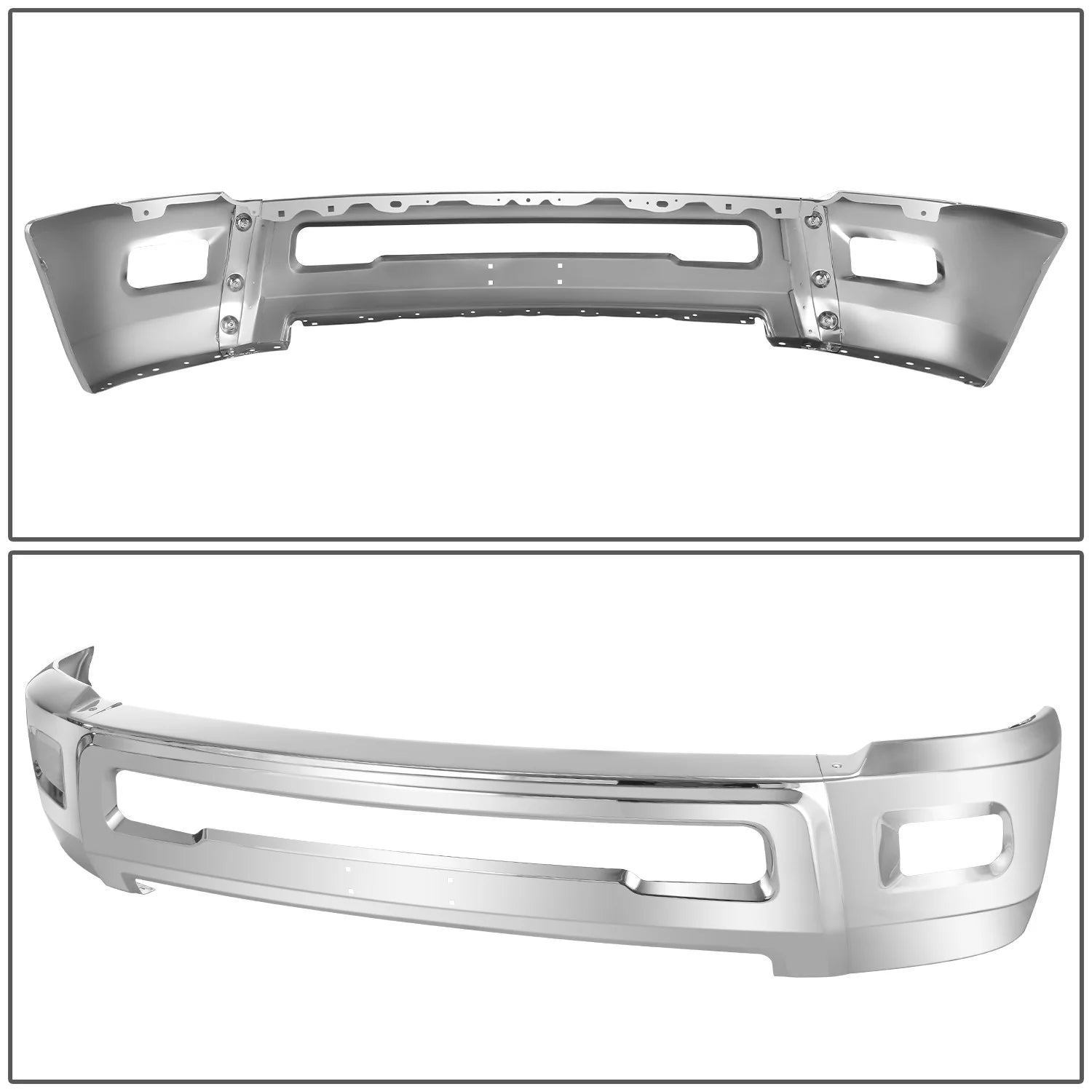 Modular Style Front Bumper w/ Fog Light Cutouts10-18 Dodge Ram 2500 3500