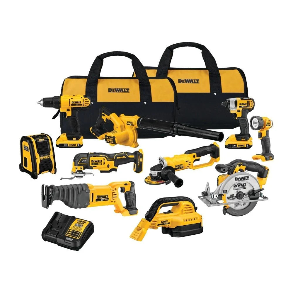 2026 2025 DEWALT 20V MAX 10-piece tool combination set DCK1020D2 by DEWALT
