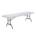 2026 Lifetime 8-Foot Commercial Grade Folding Table, White Granite (22980)