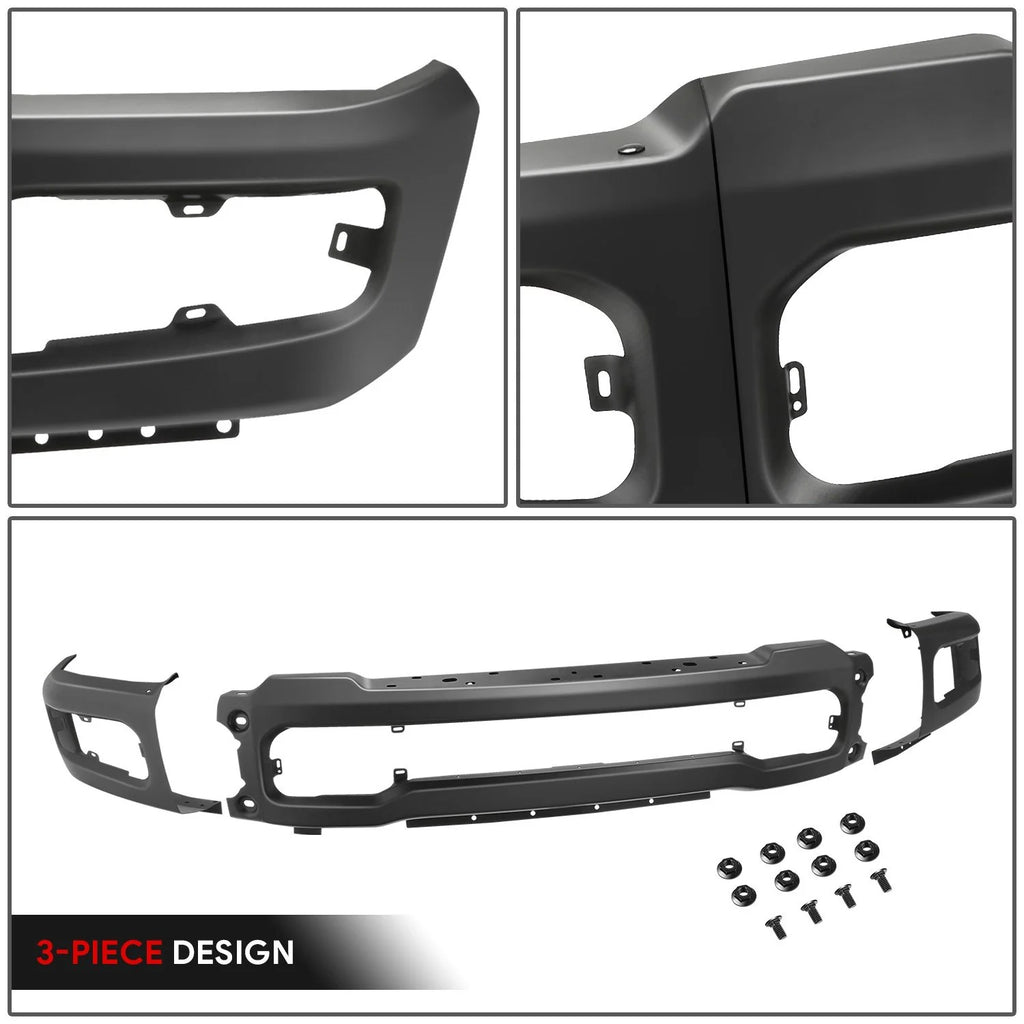 Modular Style Front Bumper w/ Parking Sensor Holes 23-26 Ford F-250 F-350 Super Duty